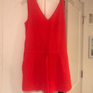 Zara red romper